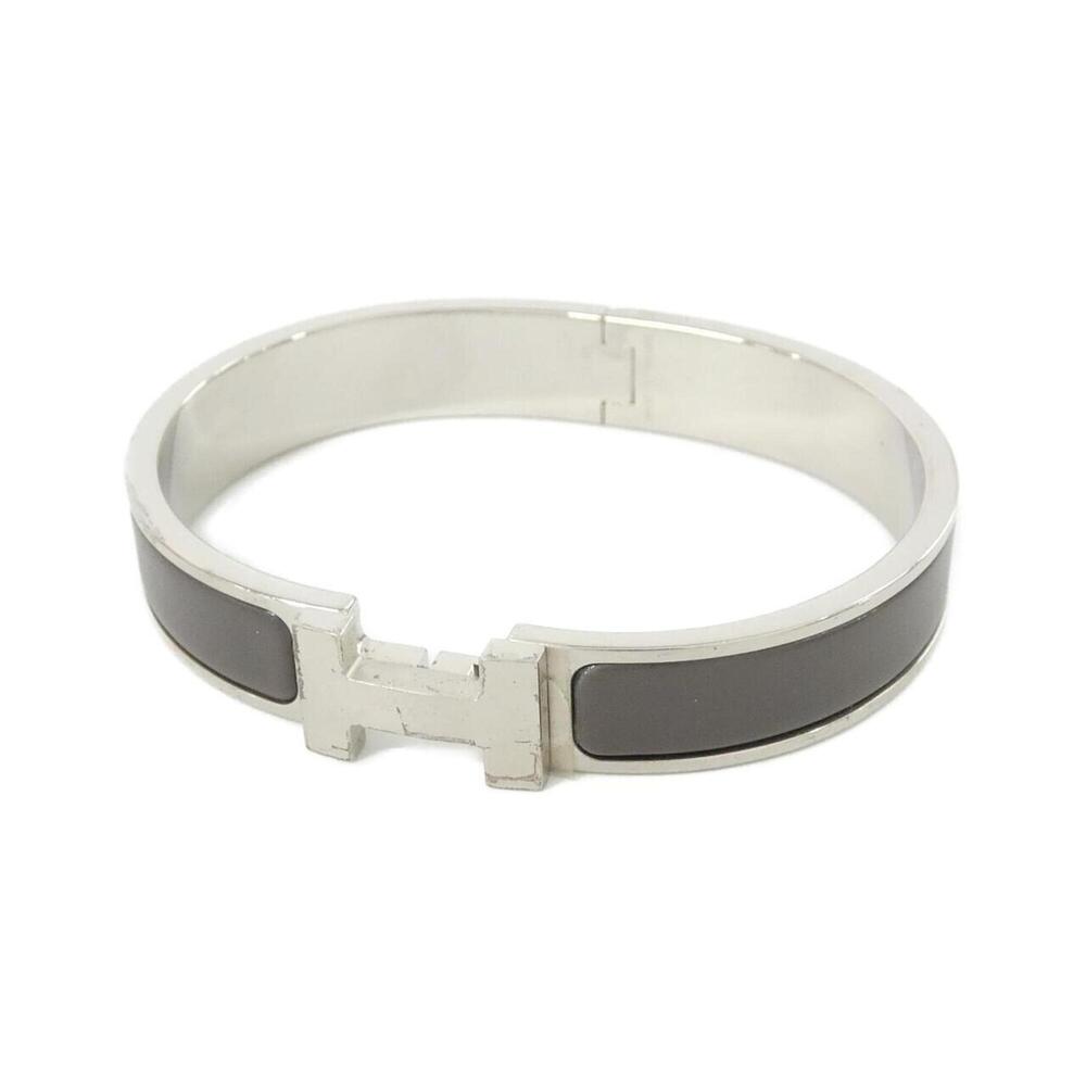 HERMES Gray Charm Bracelet
